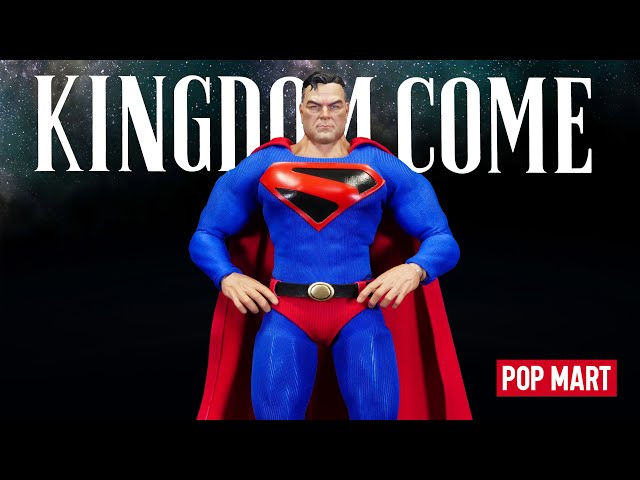 POP MART Gong Kingdom Come Superman - YouTube