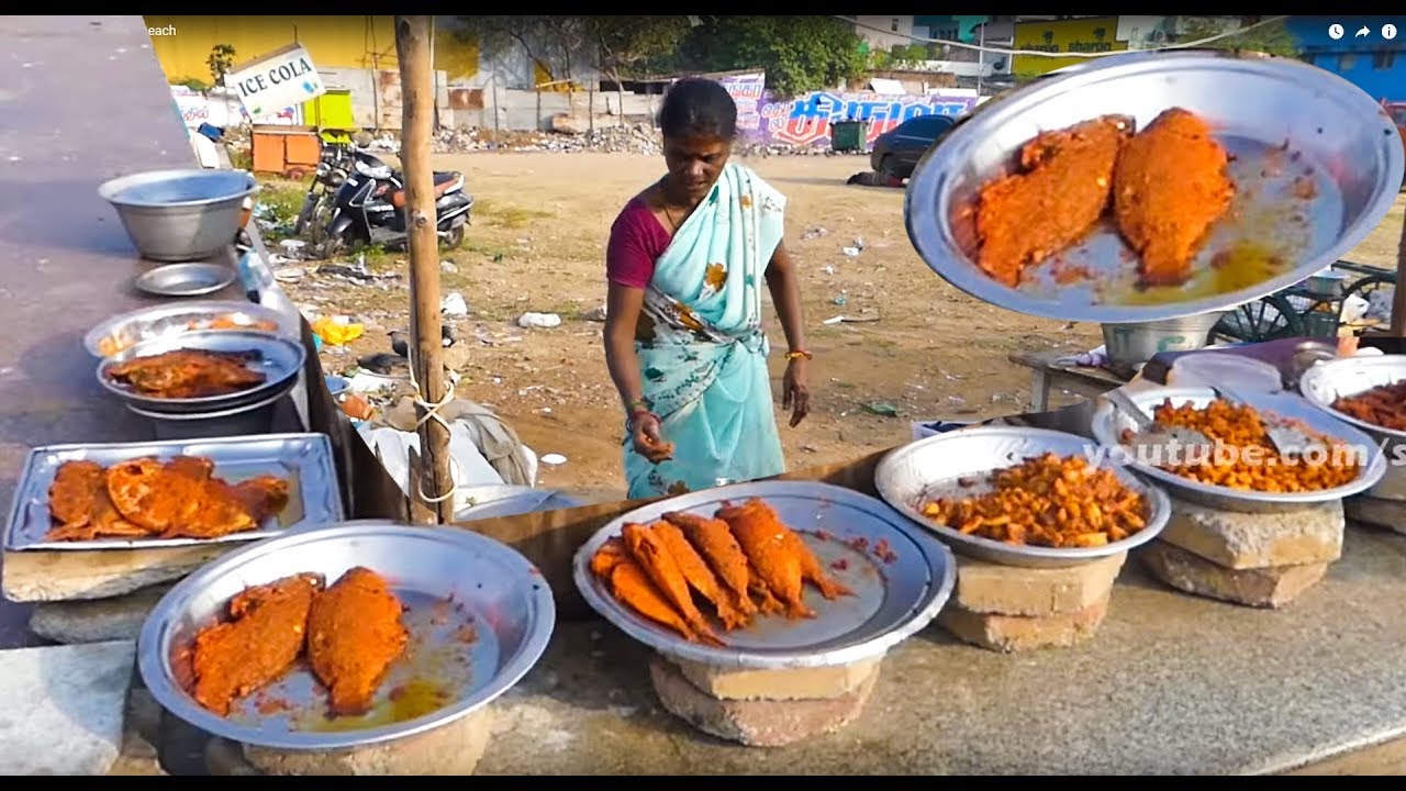 Very Hardwoking Aunty Selling All types of Fish Fries Only ₹20 | Street Food | STREET FOOD