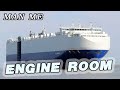 Engine room, ME Engine, RORO, RCC COMPASS 4K | Машинное отделение судна РОРО | Hyundai Shipyard