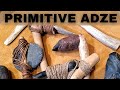 Primitive woodworking adze