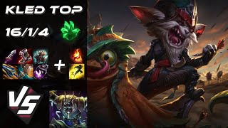 TOP Kled vs Nasus - EU Grandmaster Patch 14.13