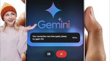Your Connection Was Interrupted | Please Try Again Error 14 in Gemini | Fix Gemini Problem