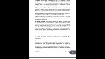 5th Sem Financial Management B.com Q.P 2024 Solutions Part 5 | BNU |  ⁨@Narendra.V_⁩