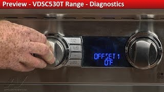 Viking VDSC530T Stove - Diagnostics Mode