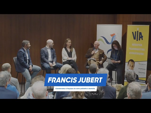 Francis Jubert, membre du bureau politique de VIA à la Convention des droites