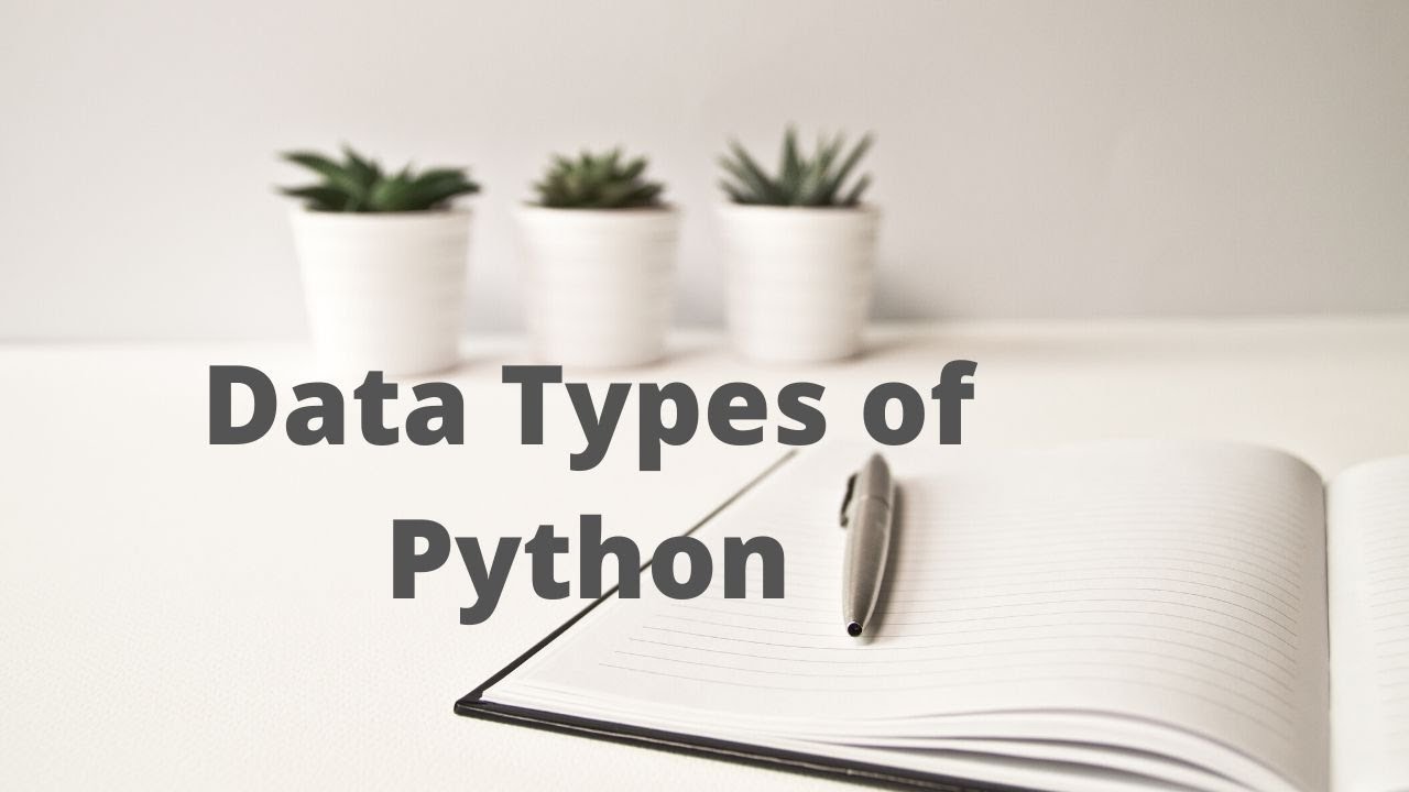 Data Types of Python Programming Language - YouTube