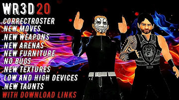 WR3D WWE 2K20 HHH FIXED ALL PROBLEMS MOD APK || DOWNLOAD LINK IN DESCRIPTION👇