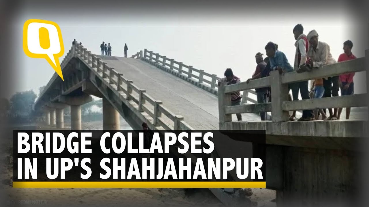 Watch Kolaghat Bridge Collapses In Uttar Pradesh’s Shahjahanpur The