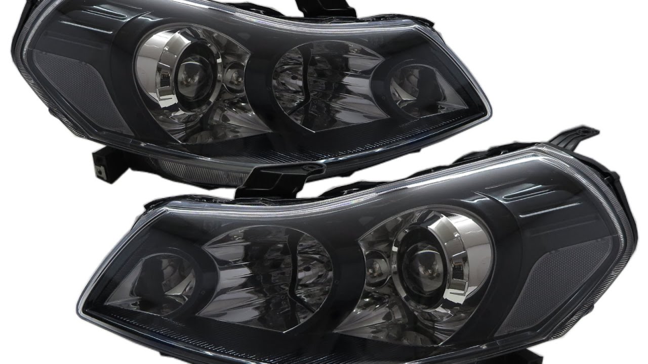 CrazyTheGod SX4 MK1 0713 4D/5D Projector Headlight Headlamp Black 9007