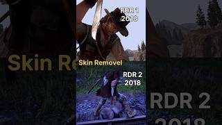 RDR1 vs RDR2 Skinning… The Detail Difference Is Crazy 🤯 #rdr2 #ps5 #reddeadredemtion2 #shorts