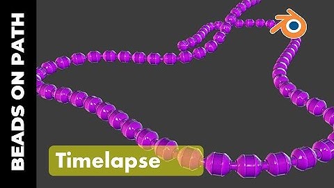 Bracelet/Necklace: Instancing Beads With Rotation (Timelapse)