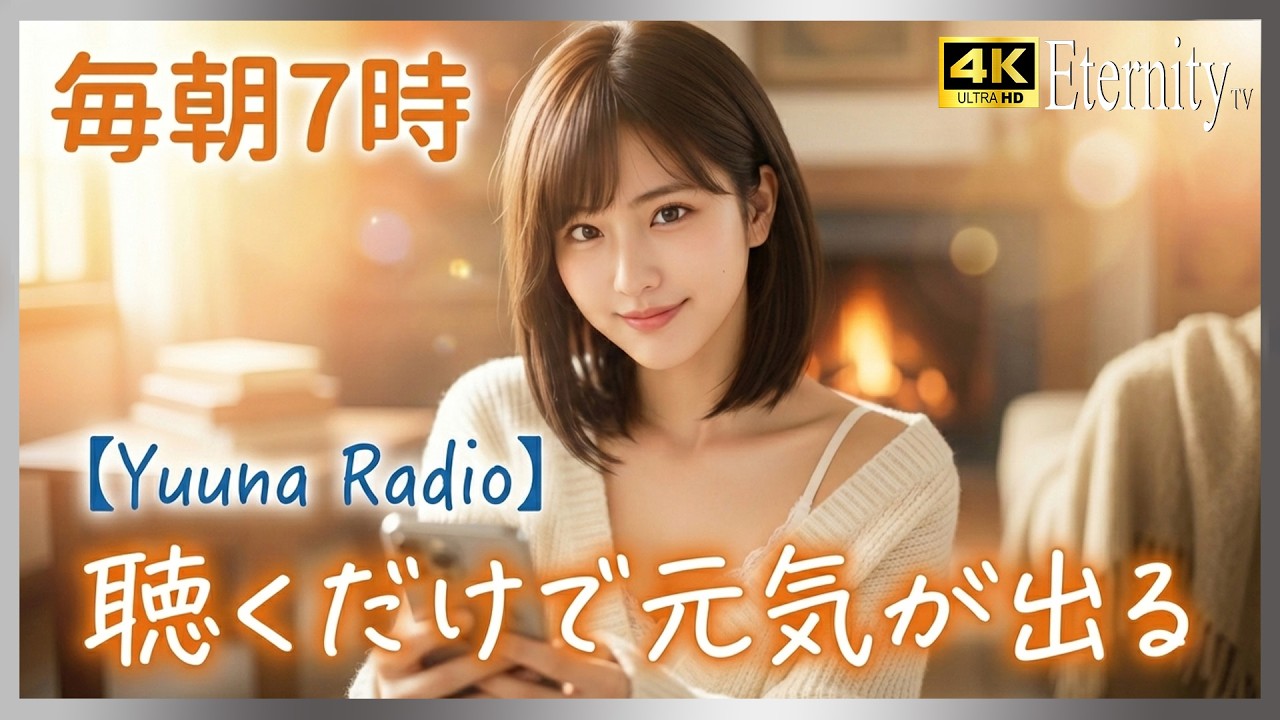 MyLife Yuuna [4K] 【聴くサプリ】月曜の朝が劇的に変わる。最高の1週間を始める４分の魔法 ☕️ 【Yuuna Radio】📻 (ASMR / Radio)　携帯サイズ
