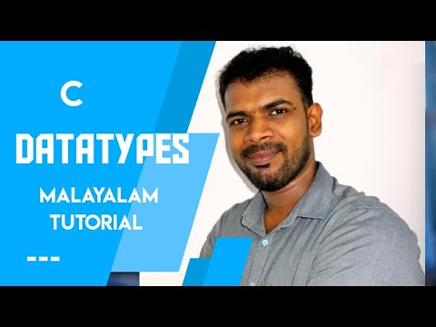 C Programming #4 | Datatypes | Computer science tutorials in Malayalam ...