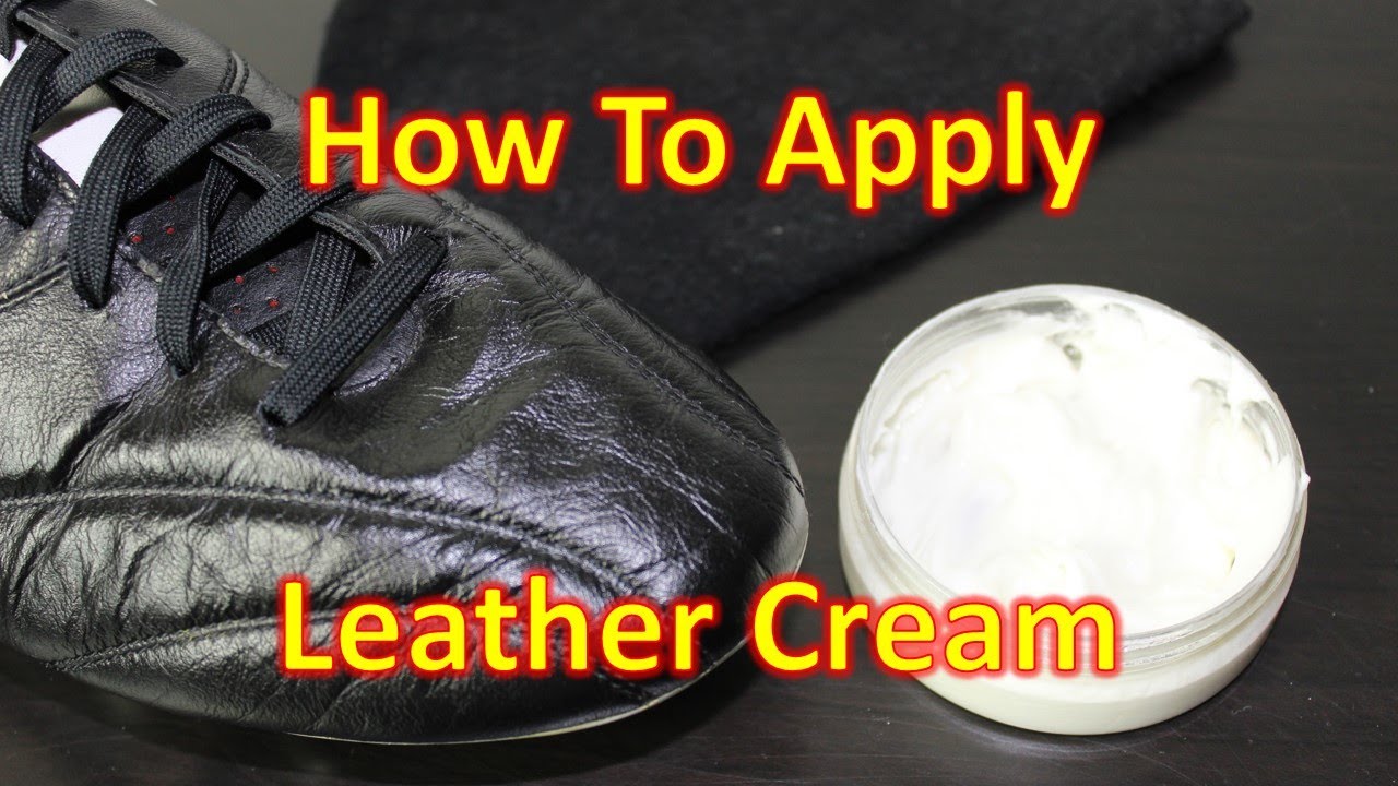 biologisch Gelach dier How to Apply Leather Cream - Caring for your Soccer Cleats/Football Boots -  YouTube