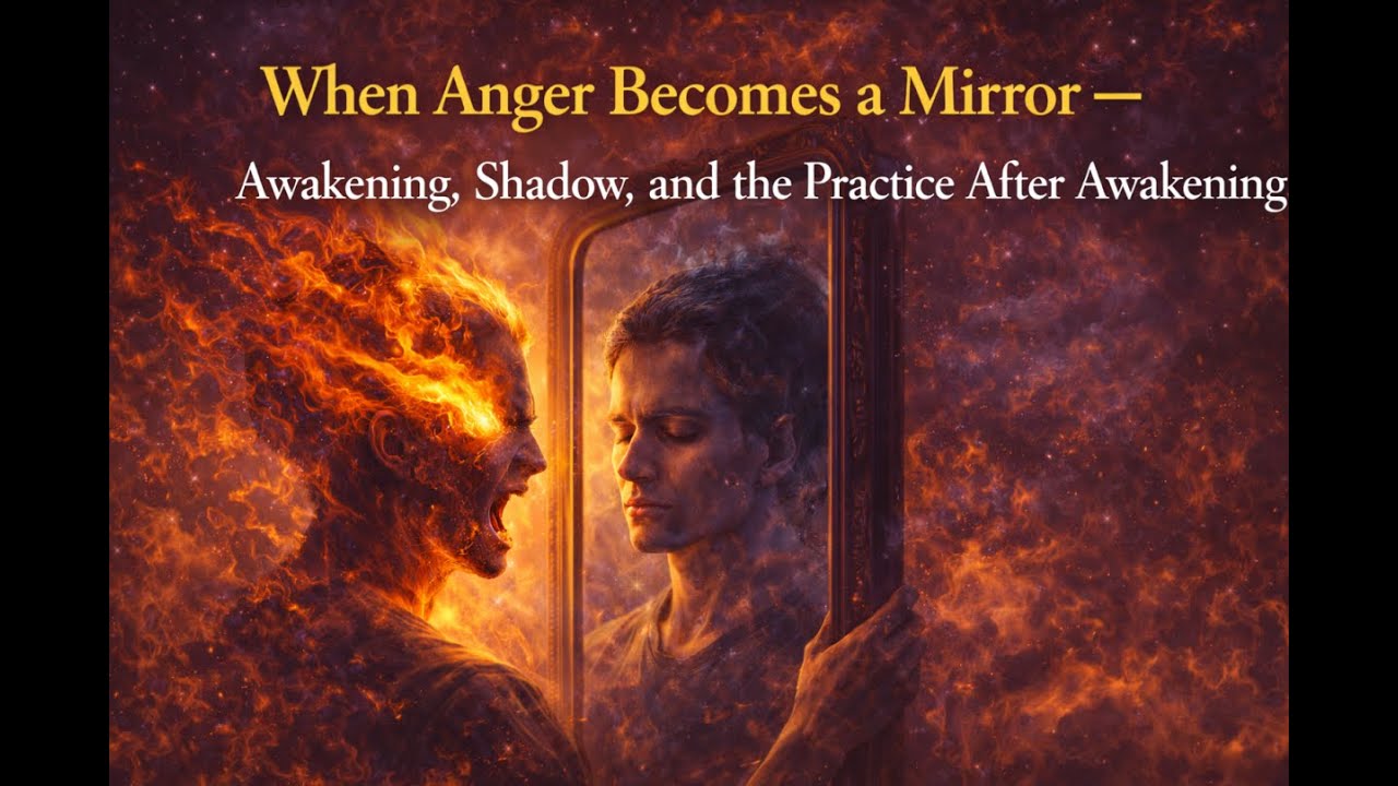 When Anger Becomes a Mirror — Awakening, Shadow, and the Practice After Awakening