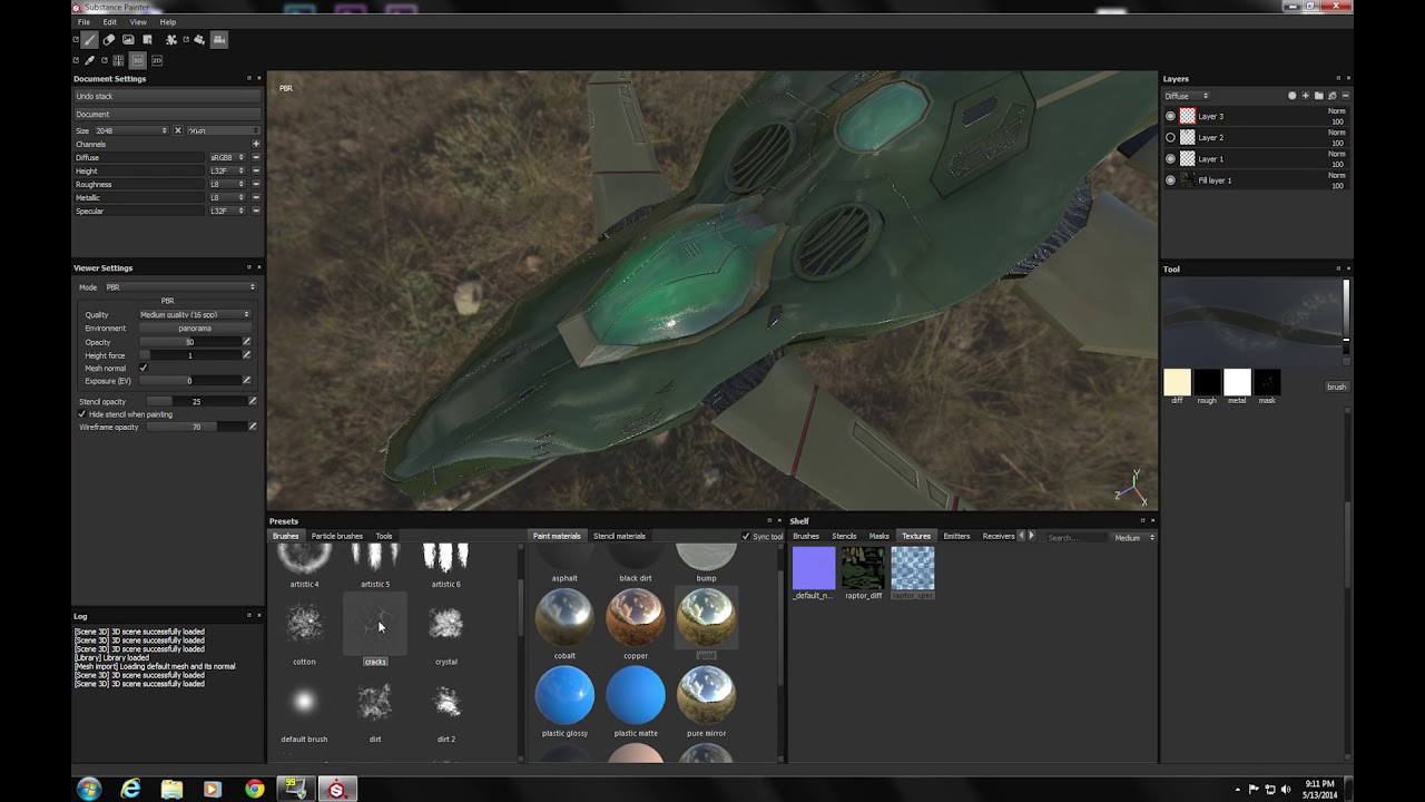 Substance Painter Importing Models with Textures - YouTube