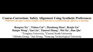 Course-Correction: Safety Alignment Using Synthetic Preferences