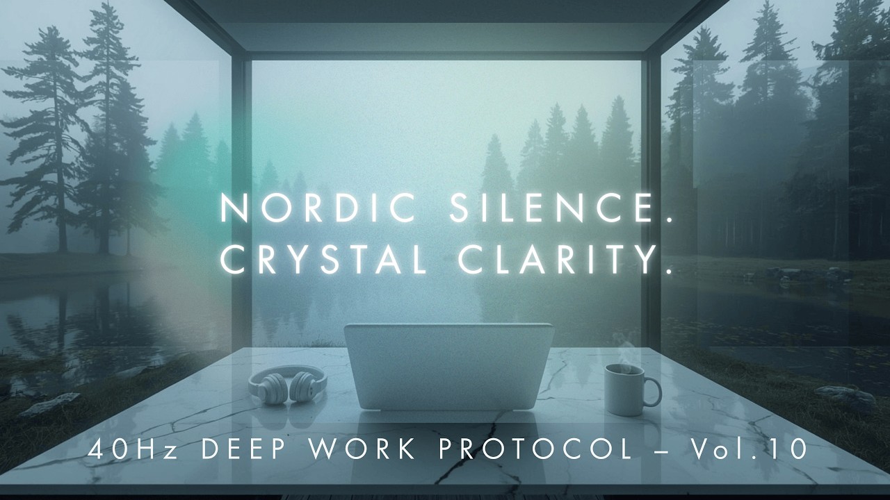 40Hz Deep Work Focus ❄️ Nordic Silence: Icy Fender Rhodes for Super Intelligence (PROTOCOL Vol. 10)