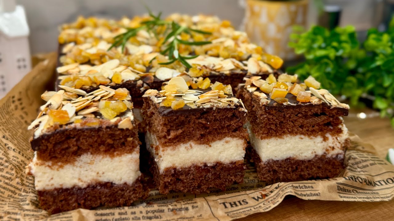 Piernik łyżką mieszany! Miękki od razu, kremowy, świąteczny HIT 🎄