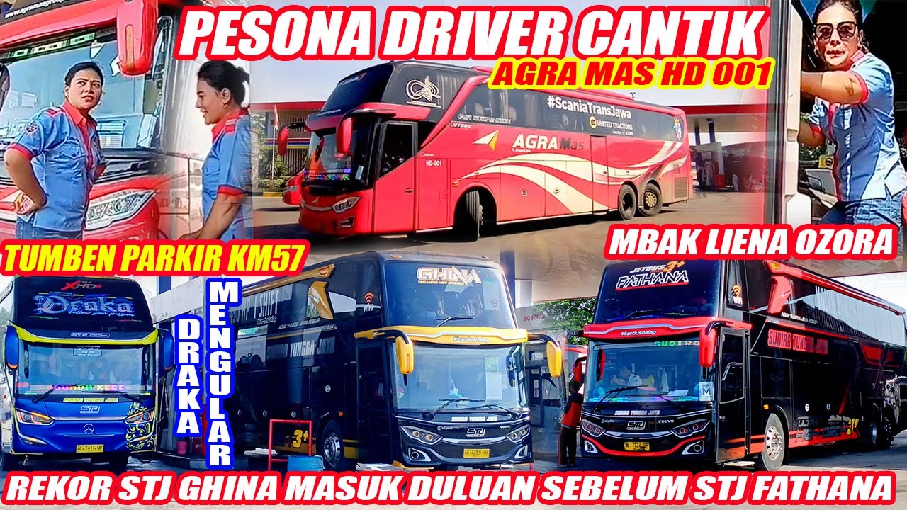 PANEN BUS PAGI PAGI DI REST AREA KM 57 HUNTING SPESIAL 12 12 21