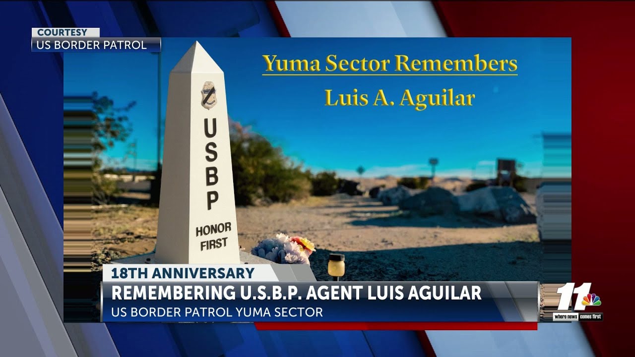 Yuma Sector remembers Border Patrol agent killed in the line of duty 18 years ago