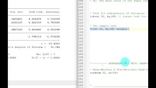 Two sample data in STATA || Two-Sample T-test & Mann-Whitney U test in STATA || Tutorial 4 of 4