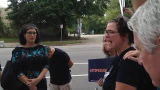 Republican Senators Targeted By Protesters