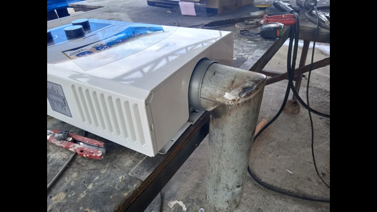 DIY Cerobong Asap Water Heater Gas Modena