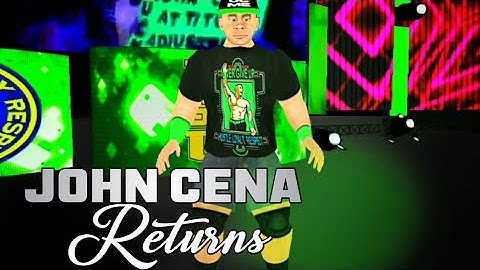 Wr3d John Cena returns : Raw 2015