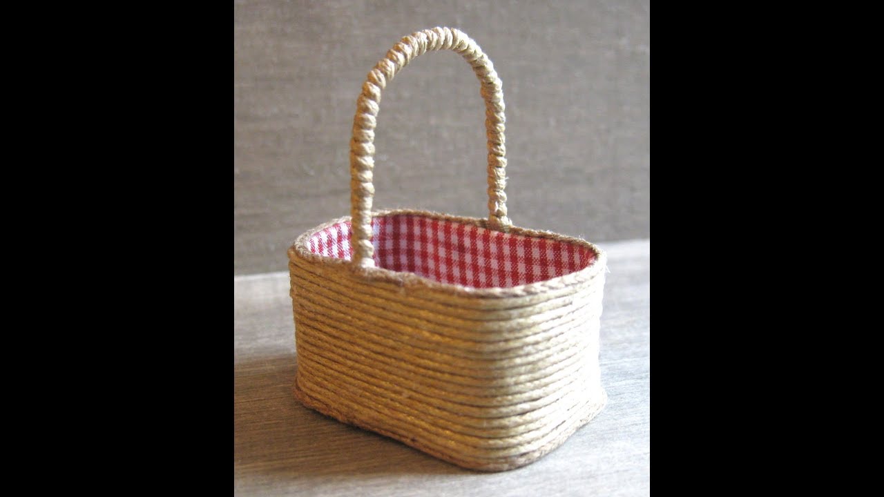 1/12th Scale Shopping Basket Tutorial
