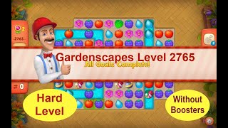 Gardenscapes Level 2765 - 10 Moves 2021 Hd Solution Of Level 2765 Gardenscapes No Boosters