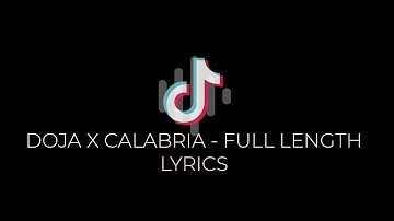 Thumbnail of Doja X Calabria mashup (Lyrics) | TikTok Song (full length)