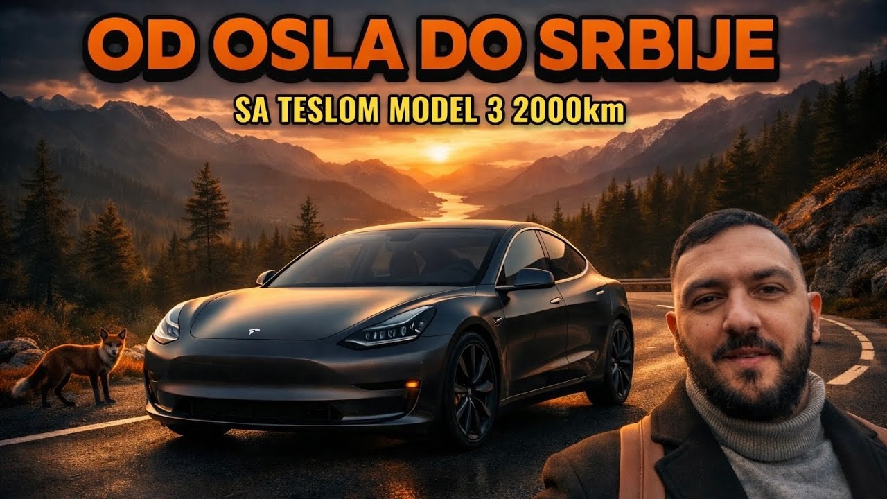 Na točkovima iz Norveške 🇳🇴 Tesla Model 3 Long Range – punjenje kroz celu Evropu!