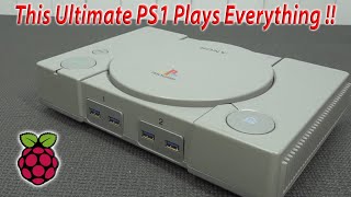 This Playstation Raspberry Pi 4 Edition Plays NOW Everything ! 