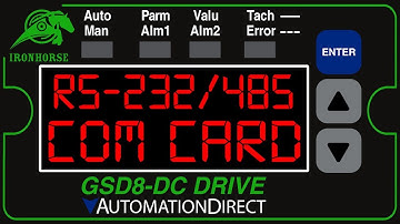 IronHorse GSD8 DC Drive Communications from AutomationDirect