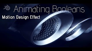 Blender Tutorial // Animating Booleans - Exhaust Animation