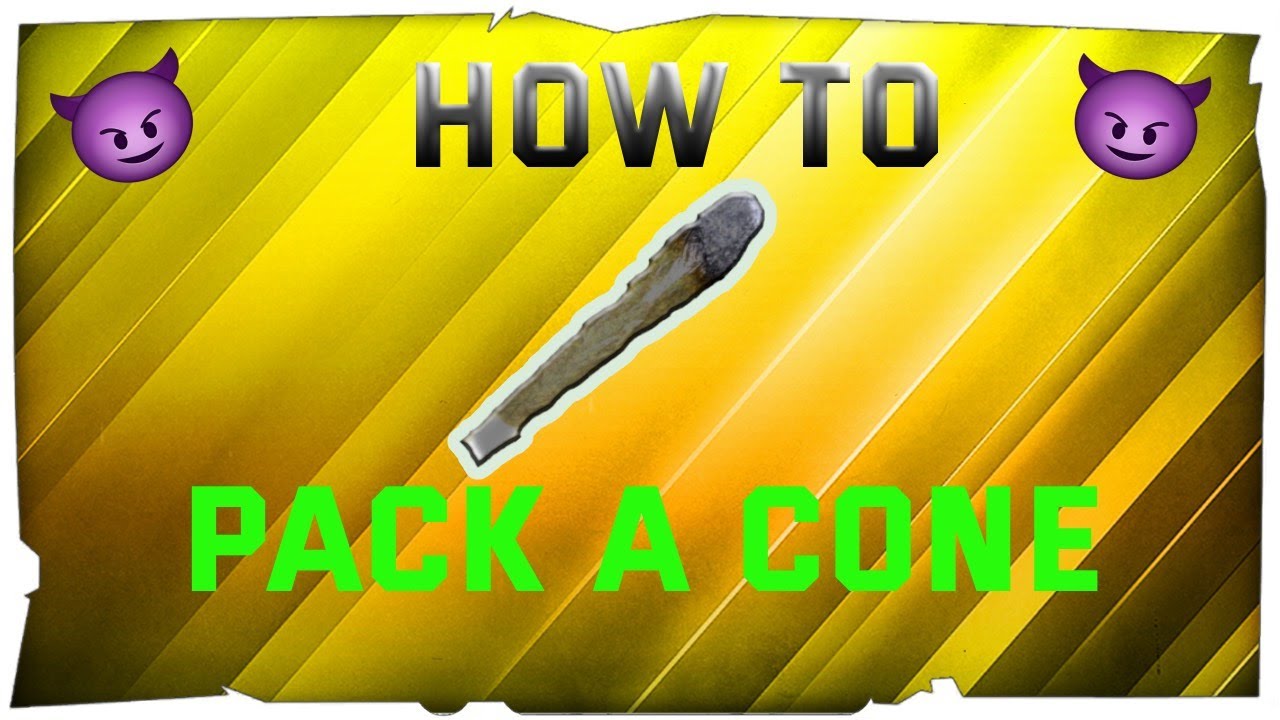 How To Pack A Raw Cone
