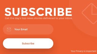 How to add email subscribe form on blogger|| Add E- mail subscribe button on blogger