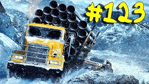 SnowRunner - Walkthrough - Part 123 - Mountain Pipeline Building (PC HD) [1080p60FPS]