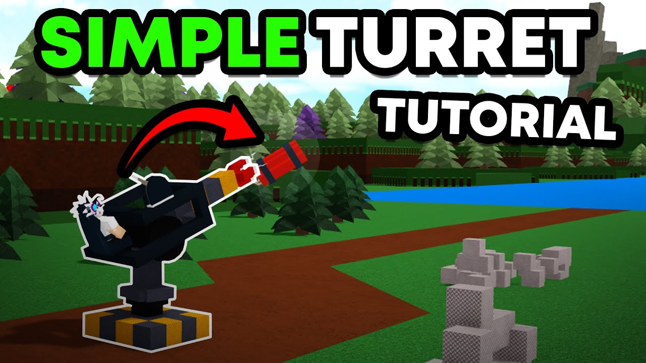 Tutorial How To Make A Working Turret In Build A Boat Youtube - roblox build a boat how to make a catapult