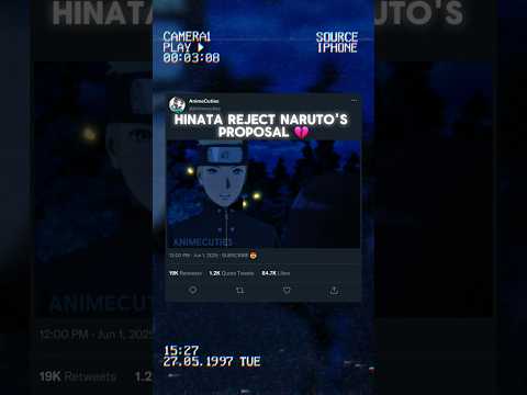 Hinata Reject Naruto's