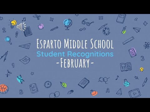 Esparto Middle School February Virtual Assembly
