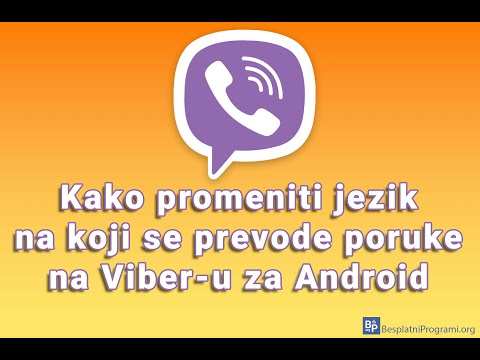 Video: Kako Promijeniti Jezik Poruke