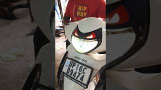 Aviator Scooty Headlight Eye Sticker .......... 1K Like
