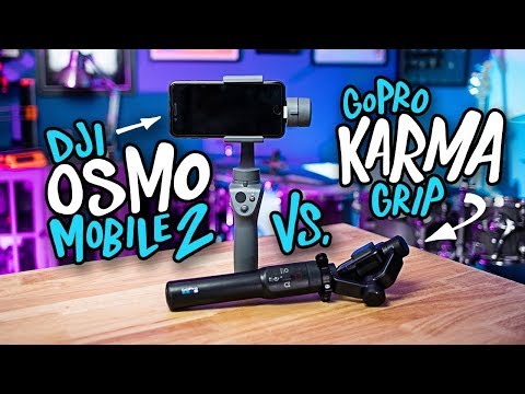 Stabilizer Showdown: DJI Osmo Mobile 2 vs. GoPro Karma Grip
