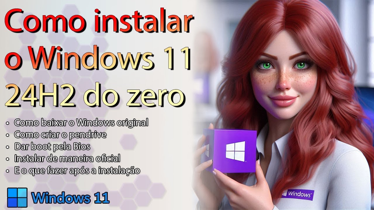 Como instalar o Windows 11 24H2 completamente do ZERO - Tutorial ...