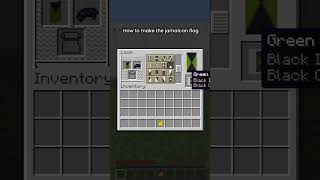 How to make the Jamaican flag as a banner in Minecraft #banner #tutorial  #minecraft