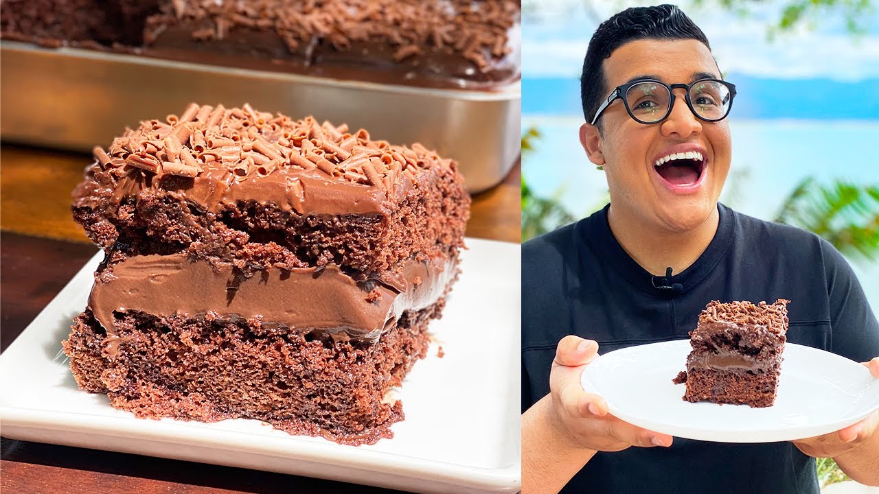 NÃO FAÇA BOLO DE CHOCOLATE ANTES DE VER ESSA RECEITA 😱 – BOLO DE CHOCOLATE SIMPLES – IGOR ROCHA