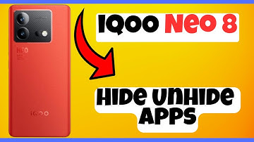 iQOO Neo 8 Hide Unhide Apps || How to hide apps || Apps settings || How to set app permissions