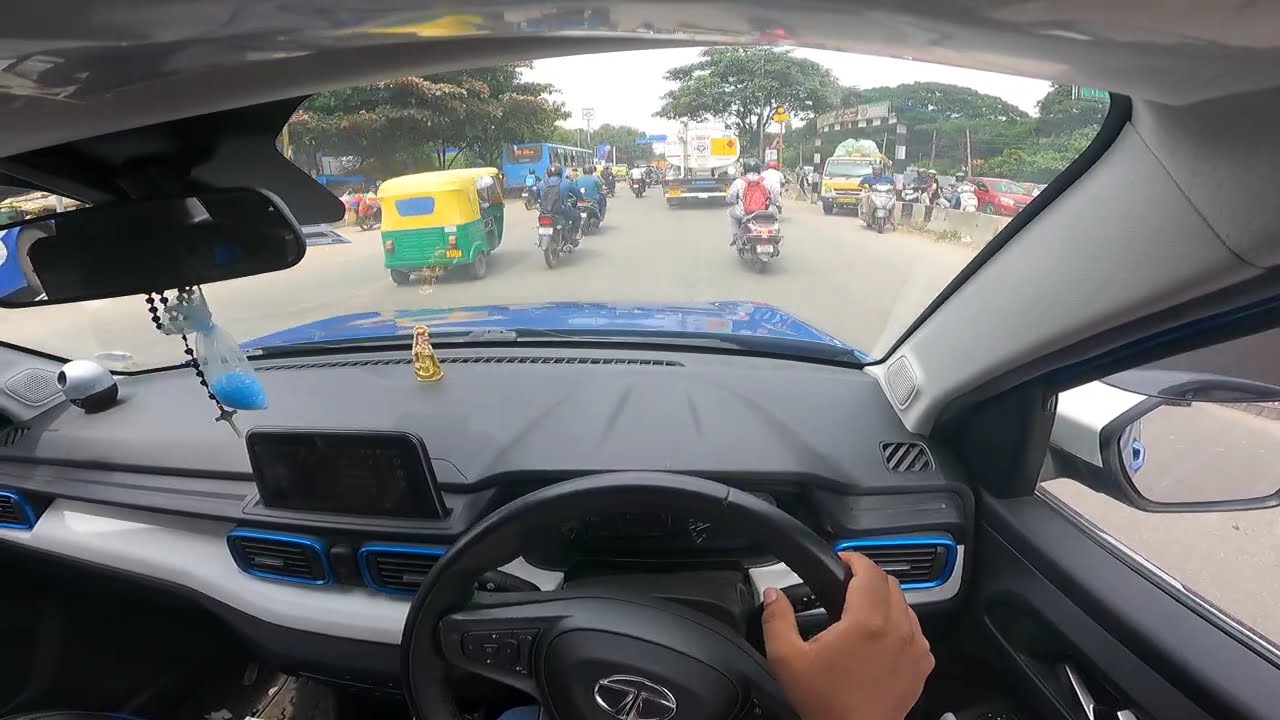 🚗 Tata Punch Morning Office Drive | Bangalore City Roads | Silent Rush to Work 🏙️ Part-2